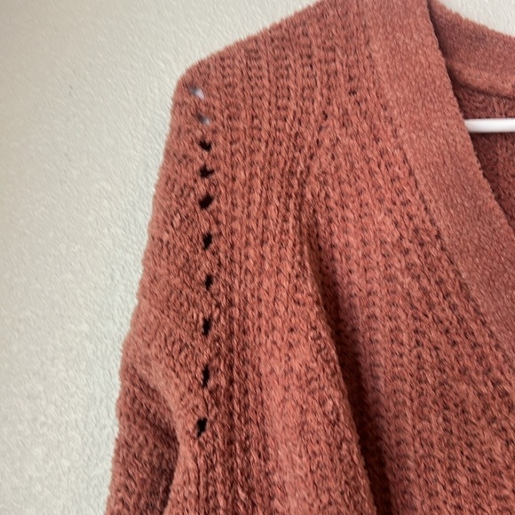 American Eagle Button Up V Neck Knot Sweater XS - Picture 5 of 10